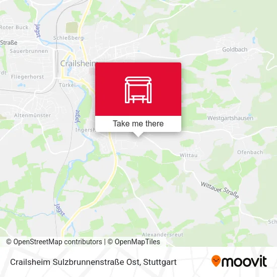 Карта Crailsheim Sulzbrunnenstraße Ost