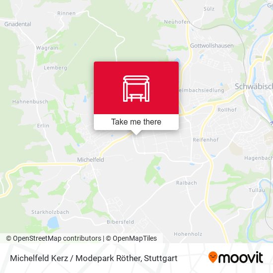 Michelfeld Kerz / Modepark Röther map