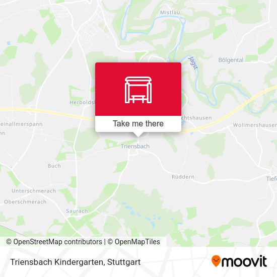 Triensbach Kindergarten map