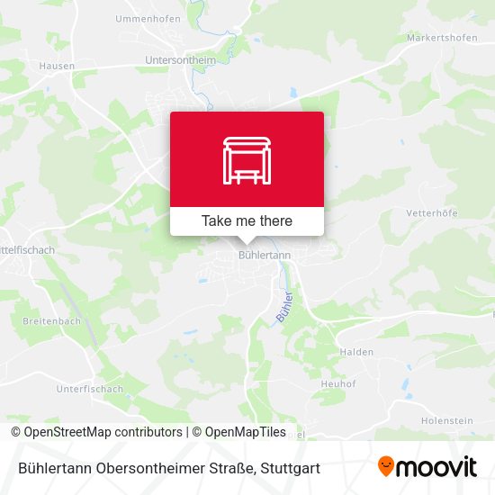 Bühlertann Obersontheimer Straße map