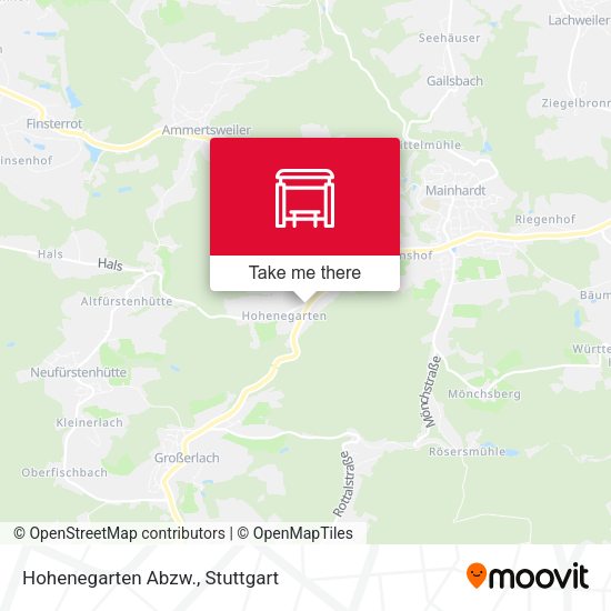 Карта Hohenegarten Abzw.
