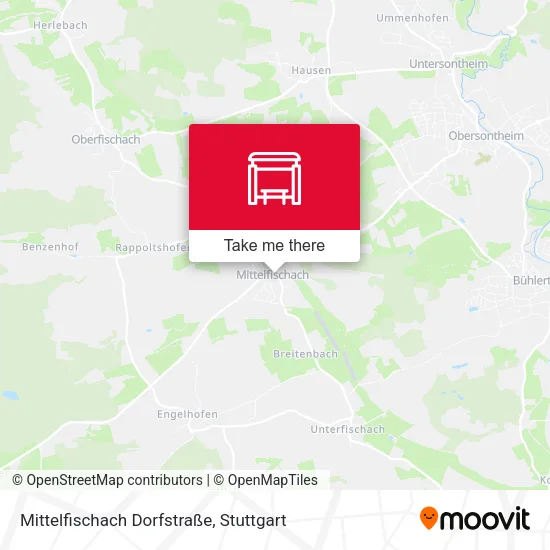 Карта Mittelfischach Dorfstraße