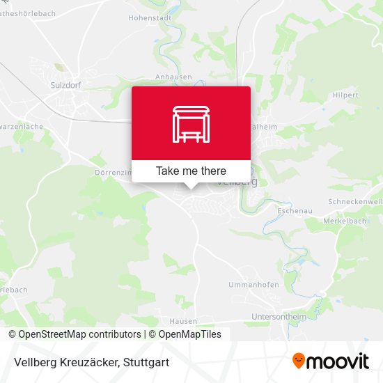 Vellberg Kreuzäcker map