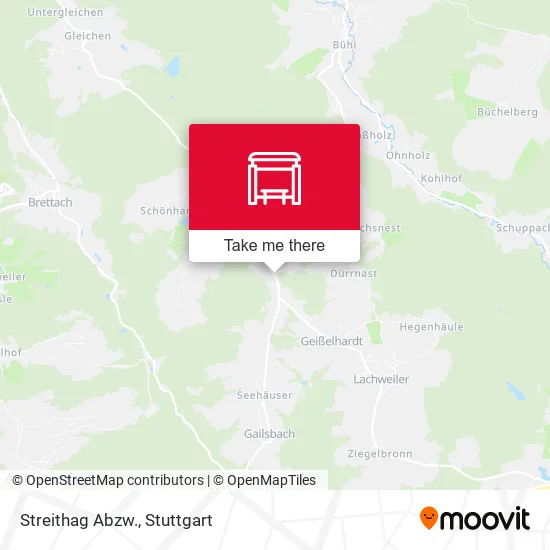 Карта Streithag Abzw.
