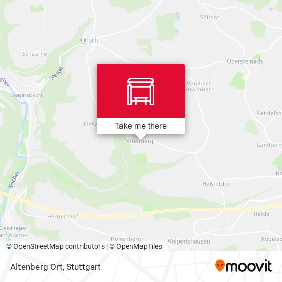 Карта Altenberg Ort