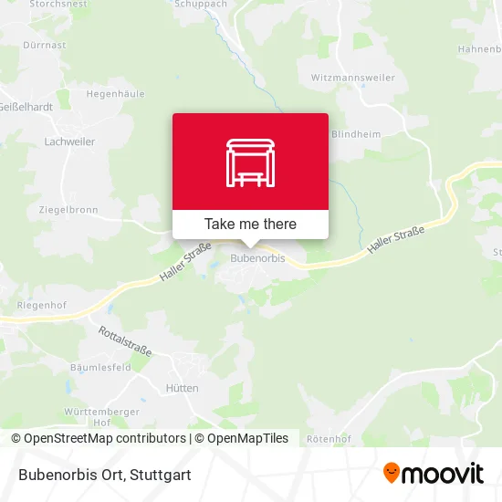 Карта Bubenorbis Ort