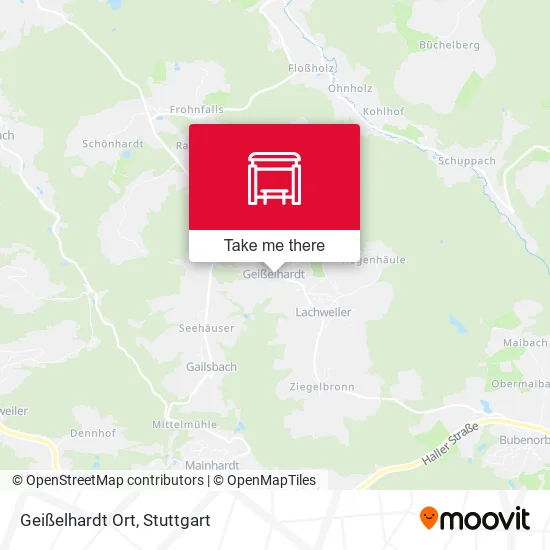 Карта Geißelhardt Ort