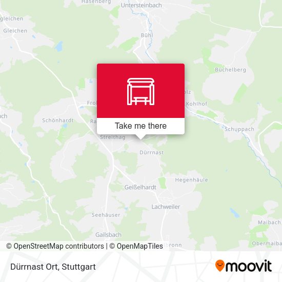 Карта Dürrnast Ort