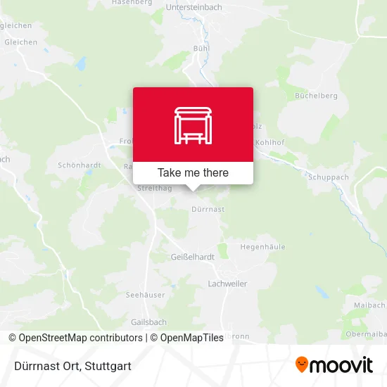 Карта Dürrnast Ort