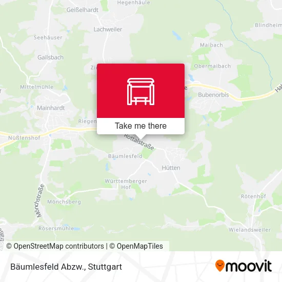 Карта Bäumlesfeld Abzw.
