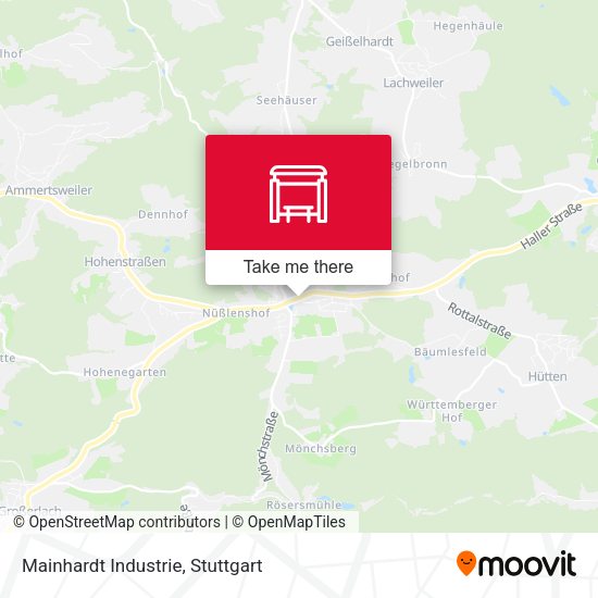 Карта Mainhardt Industrie
