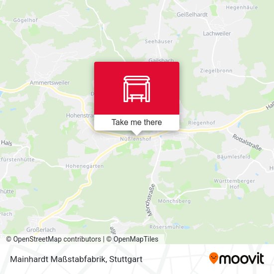 Mainhardt Maßstabfabrik map