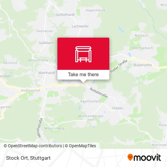Карта Stock Ort