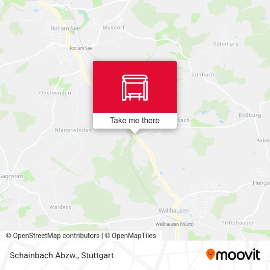 Карта Schainbach Abzw.