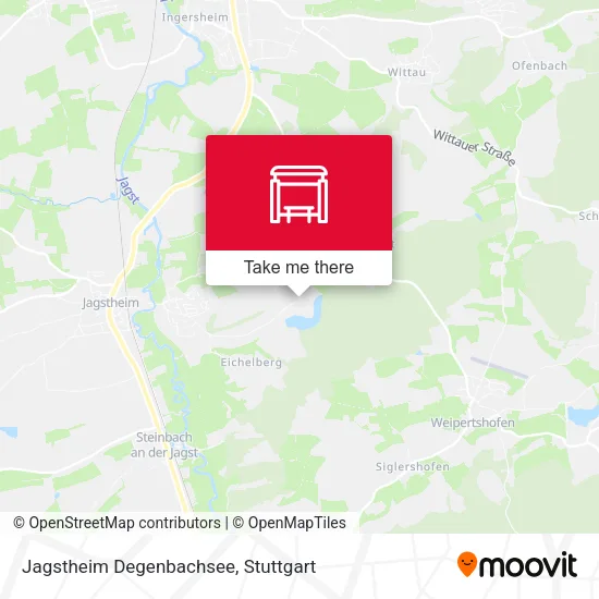 Карта Jagstheim Degenbachsee