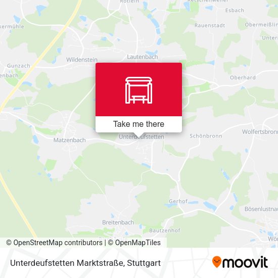 Unterdeufstetten Marktstraße map