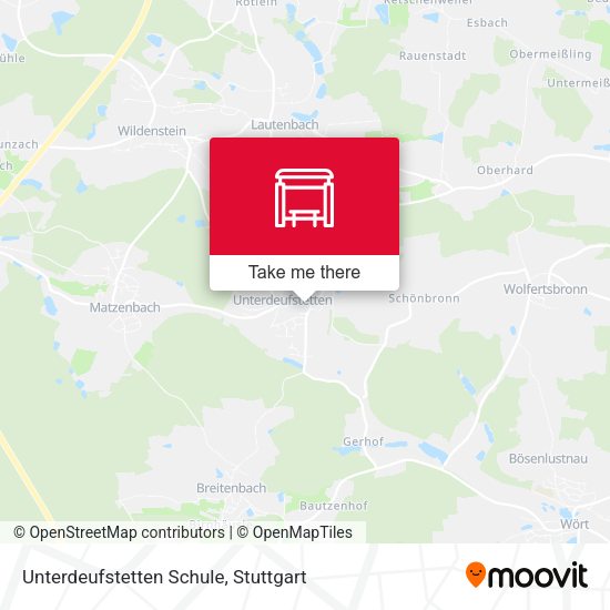 Unterdeufstetten Schule map
