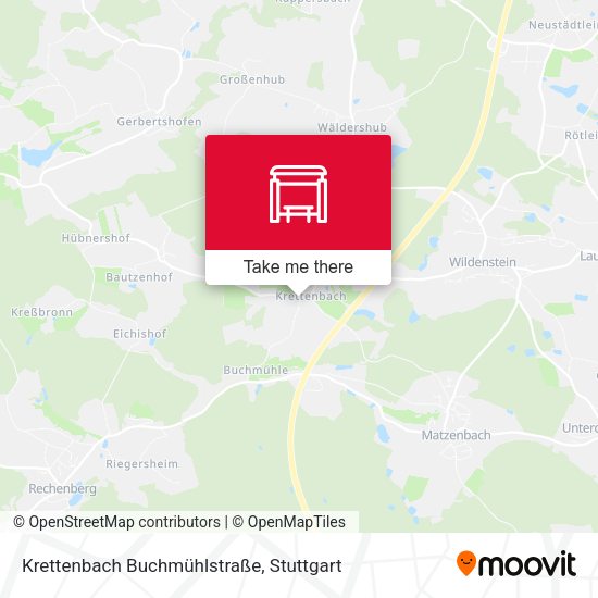 Krettenbach Buchmühlstraße map