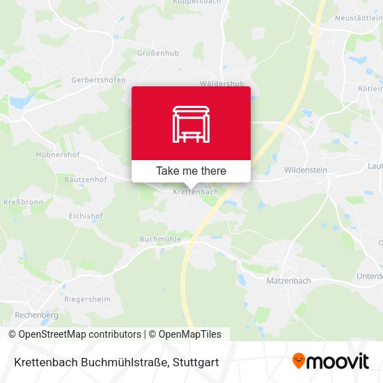 Krettenbach Buchmühlstraße map
