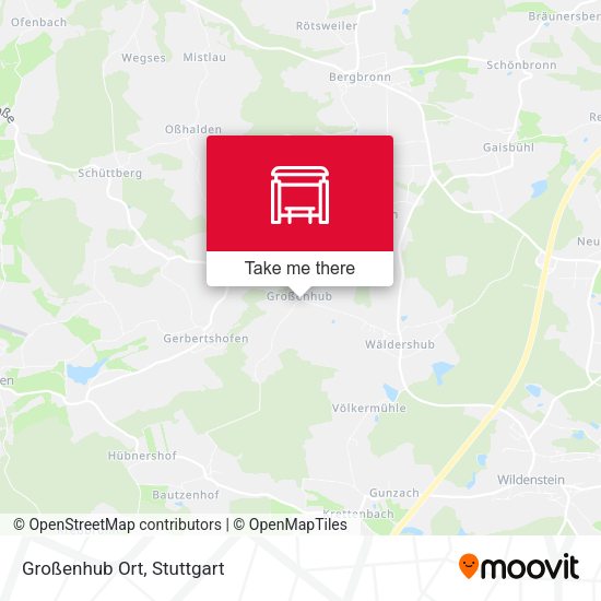 Карта Großenhub Ort