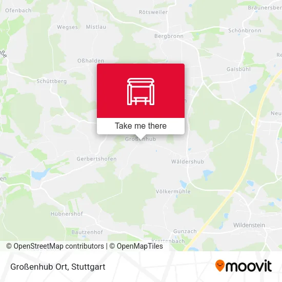 Карта Großenhub Ort