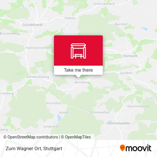 Карта Zum Wagner Ort