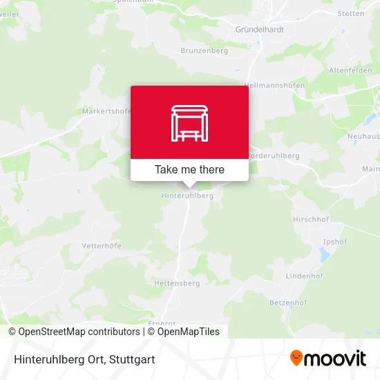 Карта Hinteruhlberg Ort