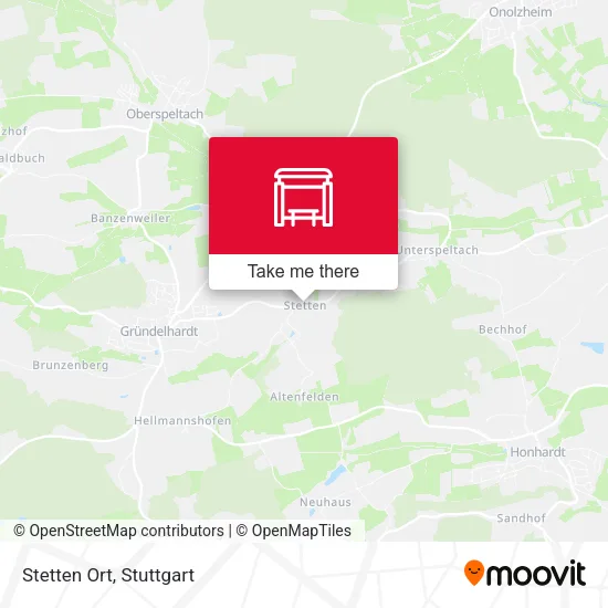 Карта Stetten Ort