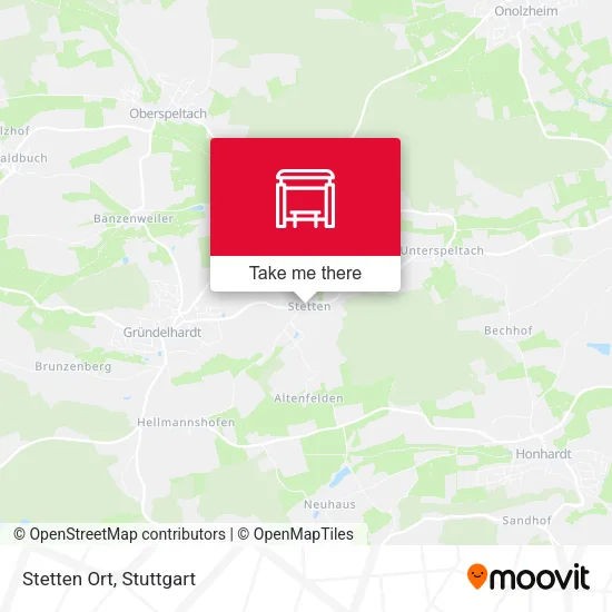 Карта Stetten Ort