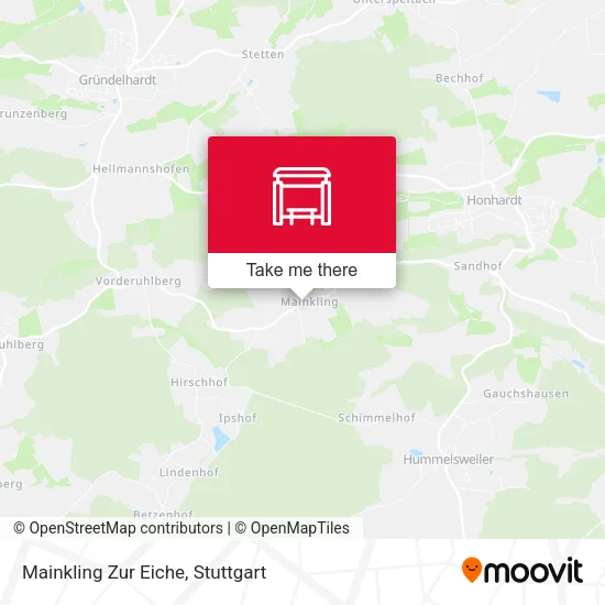 Mainkling Zur Eiche map