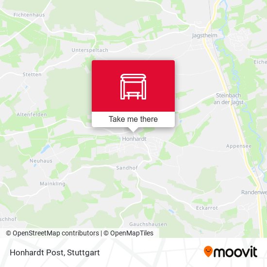 Карта Honhardt Post