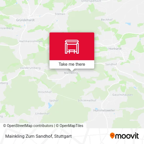 Карта Mainkling Zum Sandhof