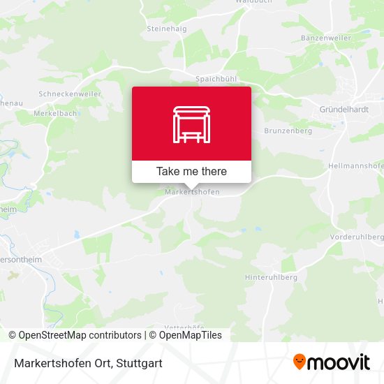 Карта Markertshofen Ort