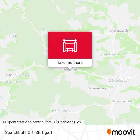 Spaichbühl Ort map