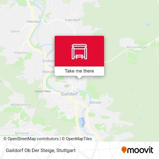 Gaildorf Ob Der Steige map