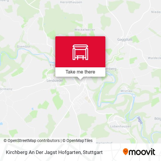 Kirchberg An Der Jagst Hofgarten map
