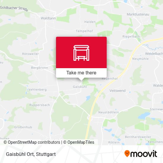 Карта Gaisbühl Ort