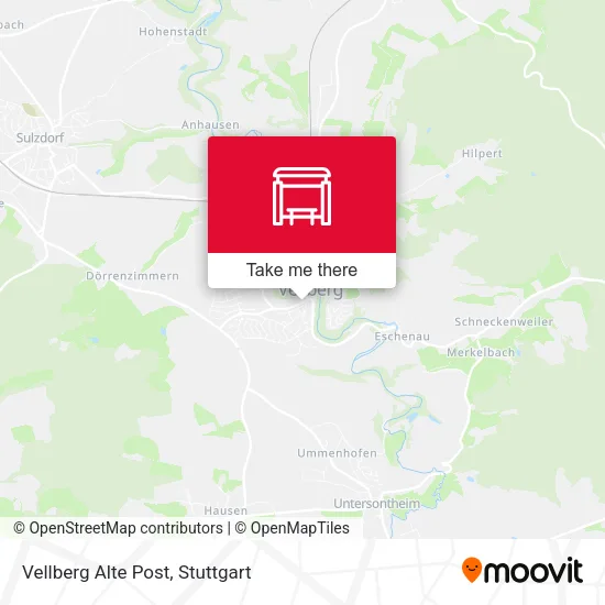 Vellberg Alte Post map