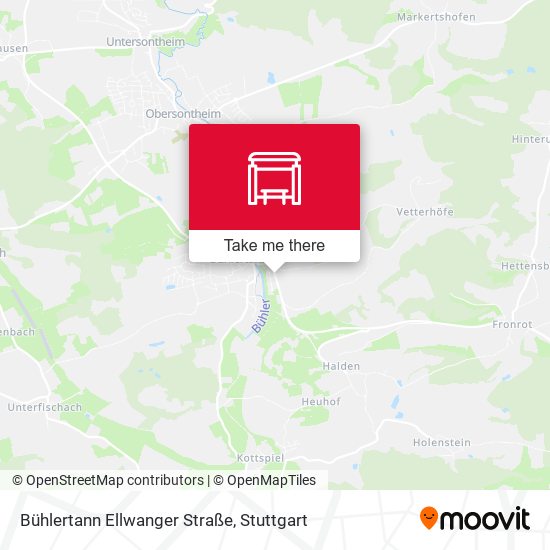 Bühlertann Ellwanger Straße map