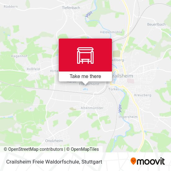 Карта Crailsheim Freie Waldorfschule