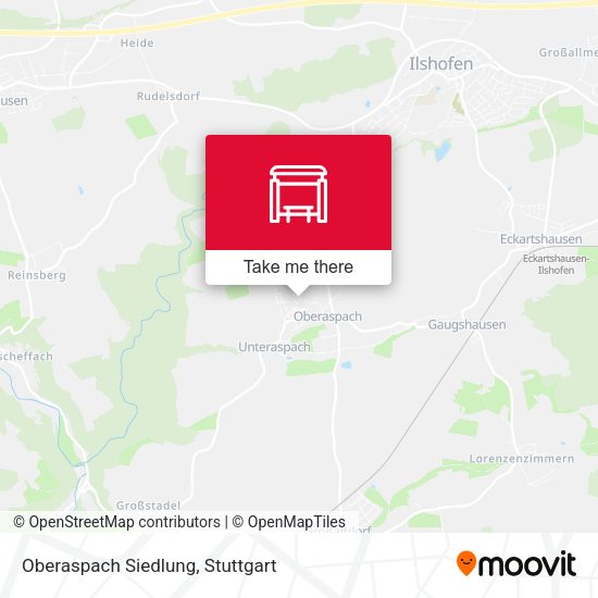 Карта Oberaspach Siedlung