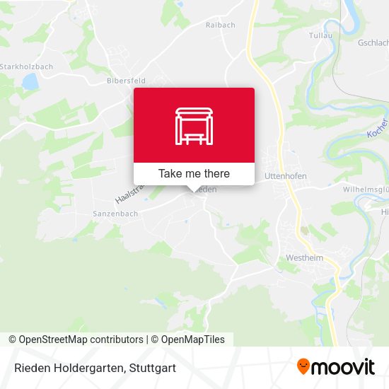Rieden Holdergarten map