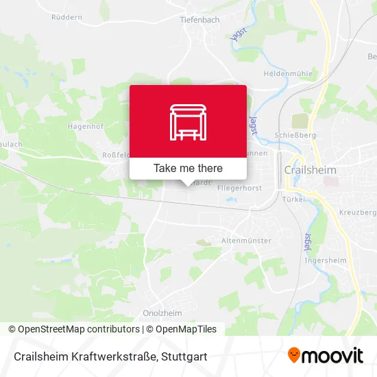 Карта Crailsheim Kraftwerkstraße