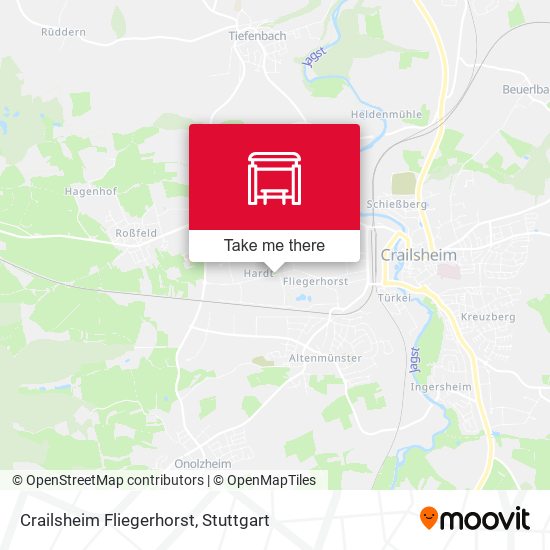 Crailsheim Fliegerhorst map