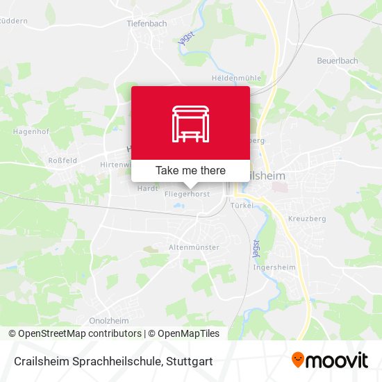 Crailsheim Sprachheilschule map