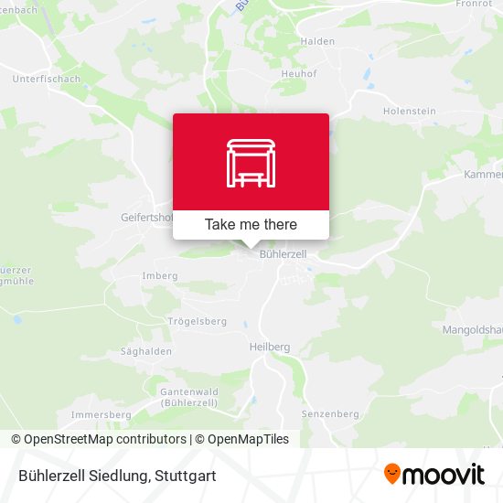 Bühlerzell Siedlung map