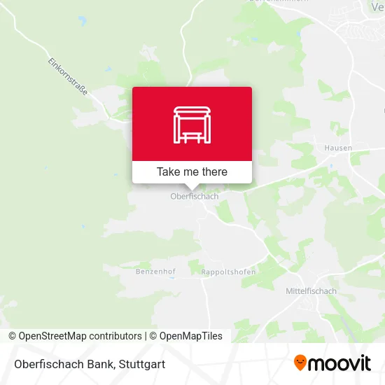 Oberfischach Bank map