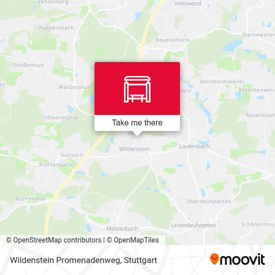 Wildenstein Promenadenweg map