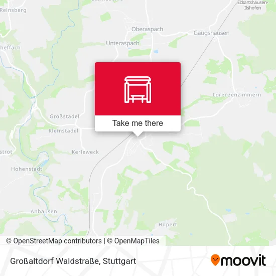 Карта Großaltdorf Waldstraße