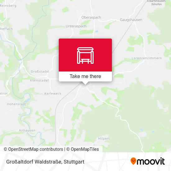 Карта Großaltdorf Waldstraße